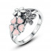 Pink Flower, Poetic Daisy, Cherry Blossom ring 